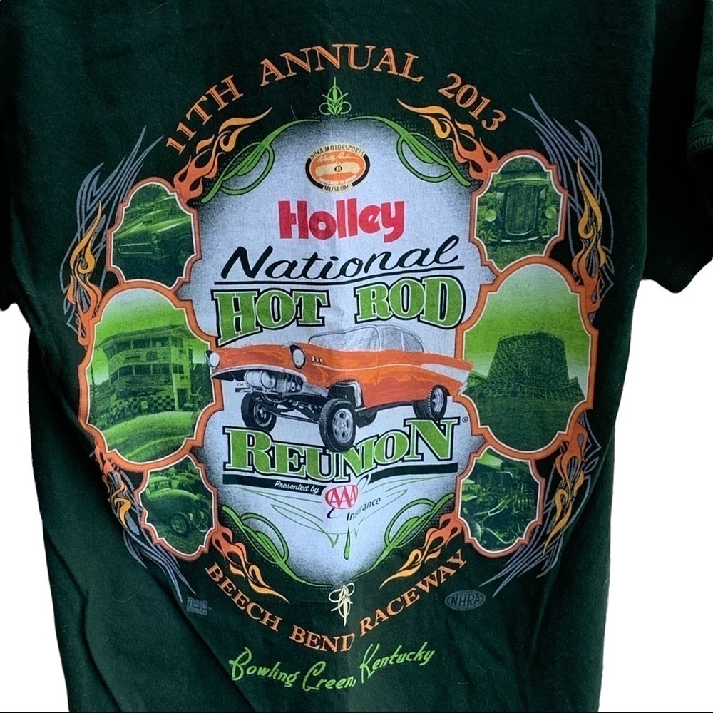 2013 Holley National Hot Rod Reunion Beech Bend Raceway Tee Shirt Adult Small - Picture 4 of 5